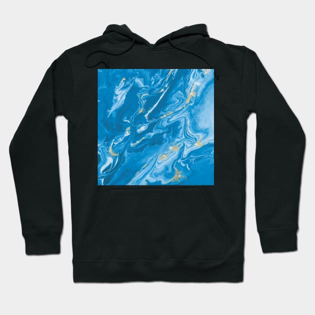 Abstract Ocean Hoodie by edwardecho